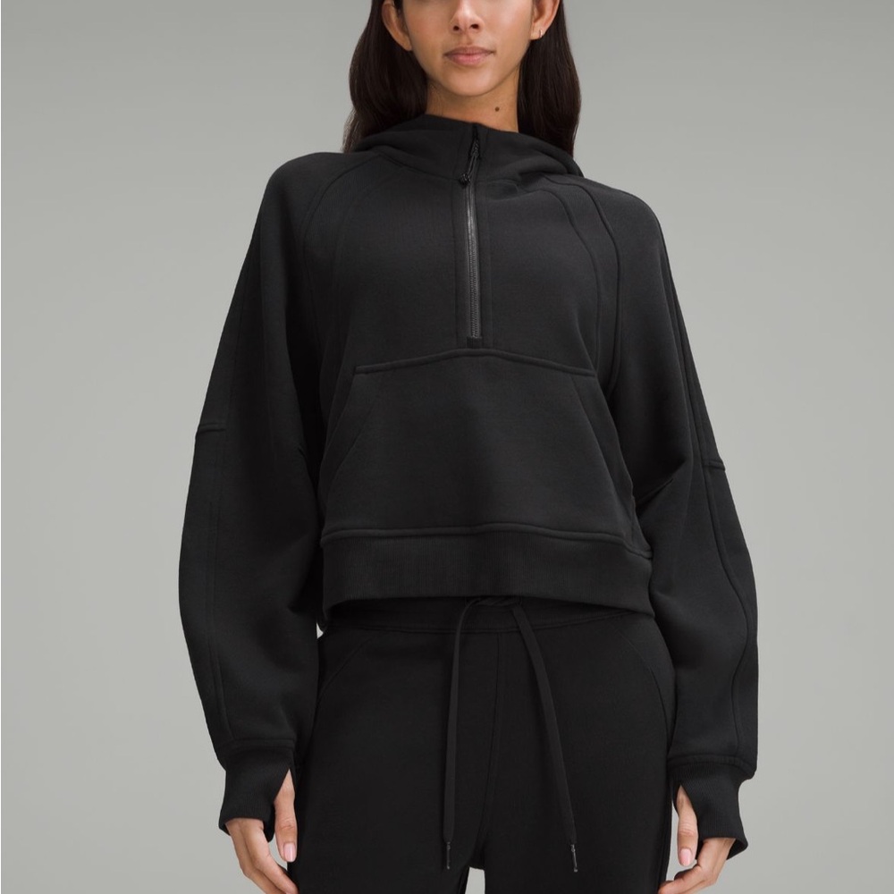 Oversized 1/2 zip scuba